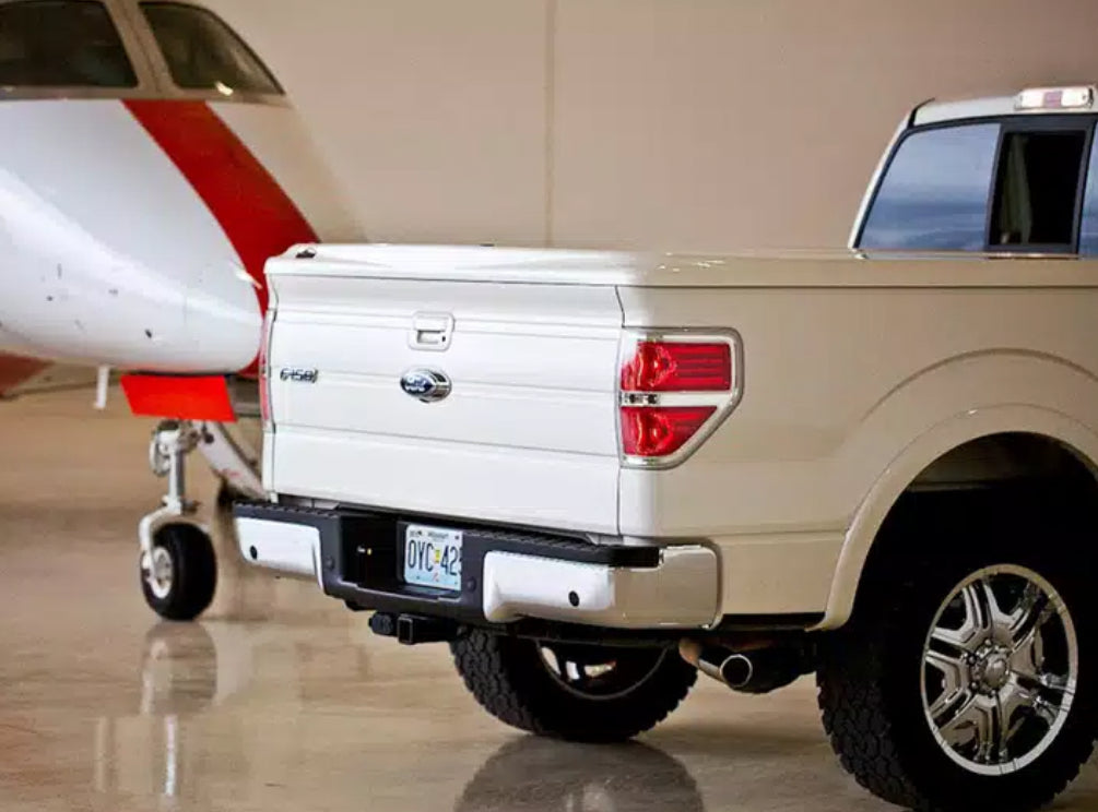 Color-Matched Fiberglass Lift-Up Truck Bed Cover | OEM Paint | Key-Lockable | Installed FREE