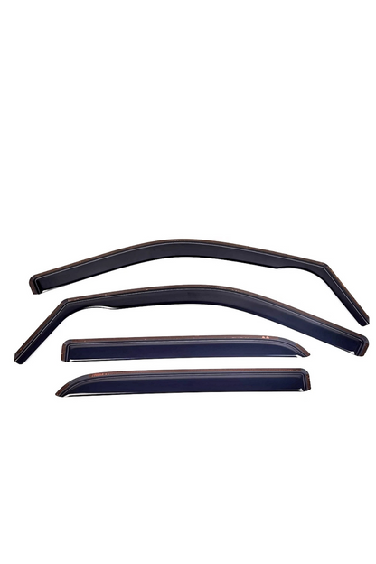 In-Channel Window Vent Visors for RAM 2500 / 3500 Crew Cab (2019–2024) | Smoke-Tinted | Wind & Rain Deflectors | FREE Install DFW or Fast Nationwide Shipping