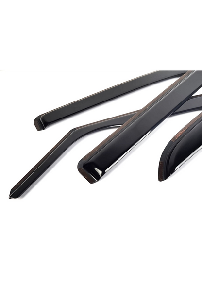 In-Channel Window Vent Visors for RAM 2500 / 3500 Crew Cab (2019–2024) | Smoke-Tinted | Wind & Rain Deflectors | FREE Install DFW or Fast Nationwide Shipping