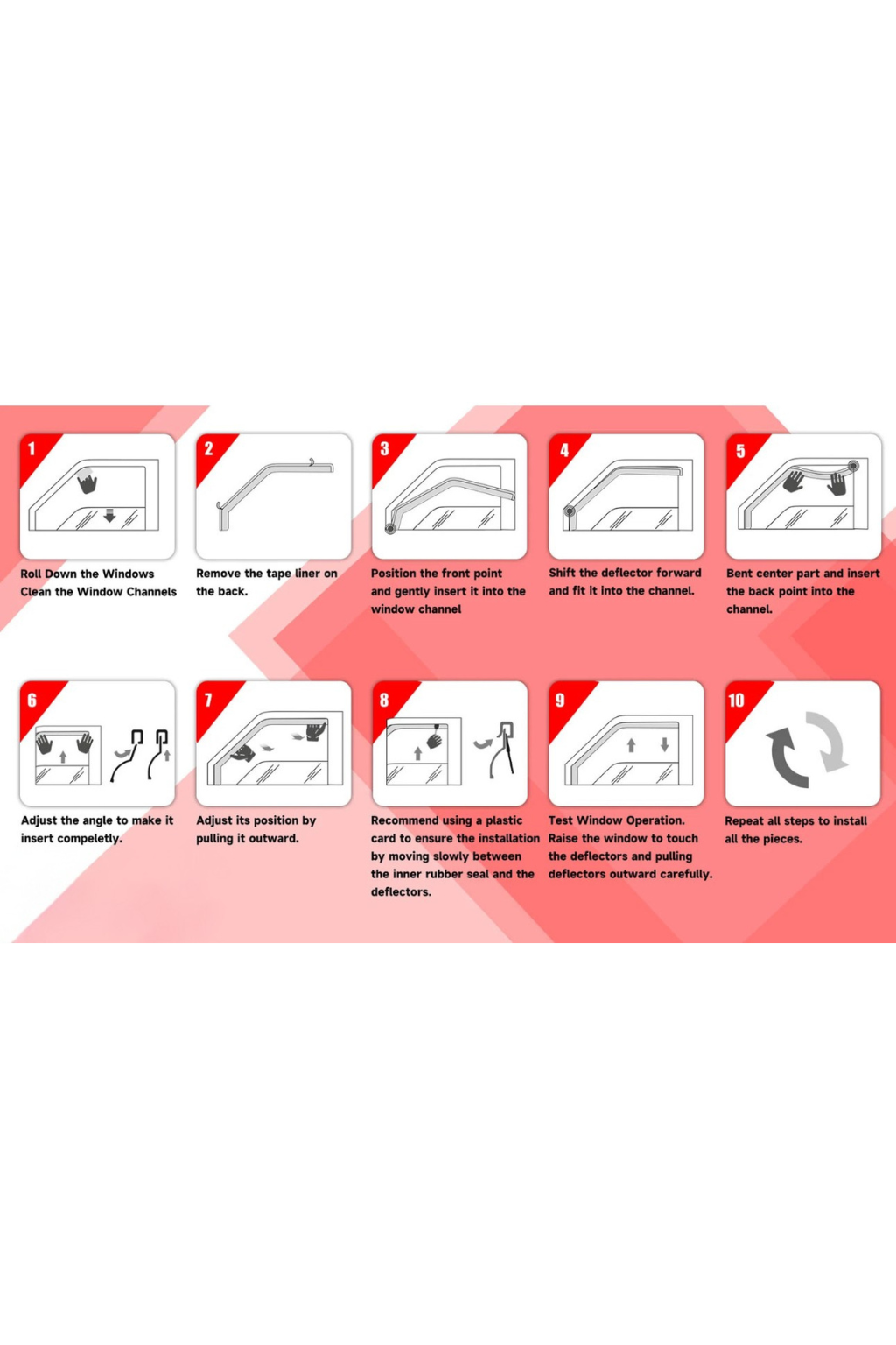 In-Channel Window Vent Visors for RAM 2500 / 3500 Crew Cab (2019–2024) | Smoke-Tinted | Wind & Rain Deflectors | FREE Install DFW or Fast Nationwide Shipping