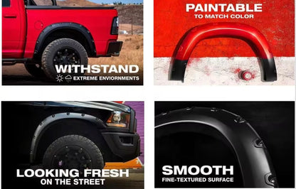 Dirt Road TRUKFITTERS™ “Charcoal” Bolt-on upgraded Fender Flares | Universal Fit - RAM Chevrolet Ford Toyota | OnTheSpot Installation INCLUDED - DFW | Nationwide US Fast Shipping