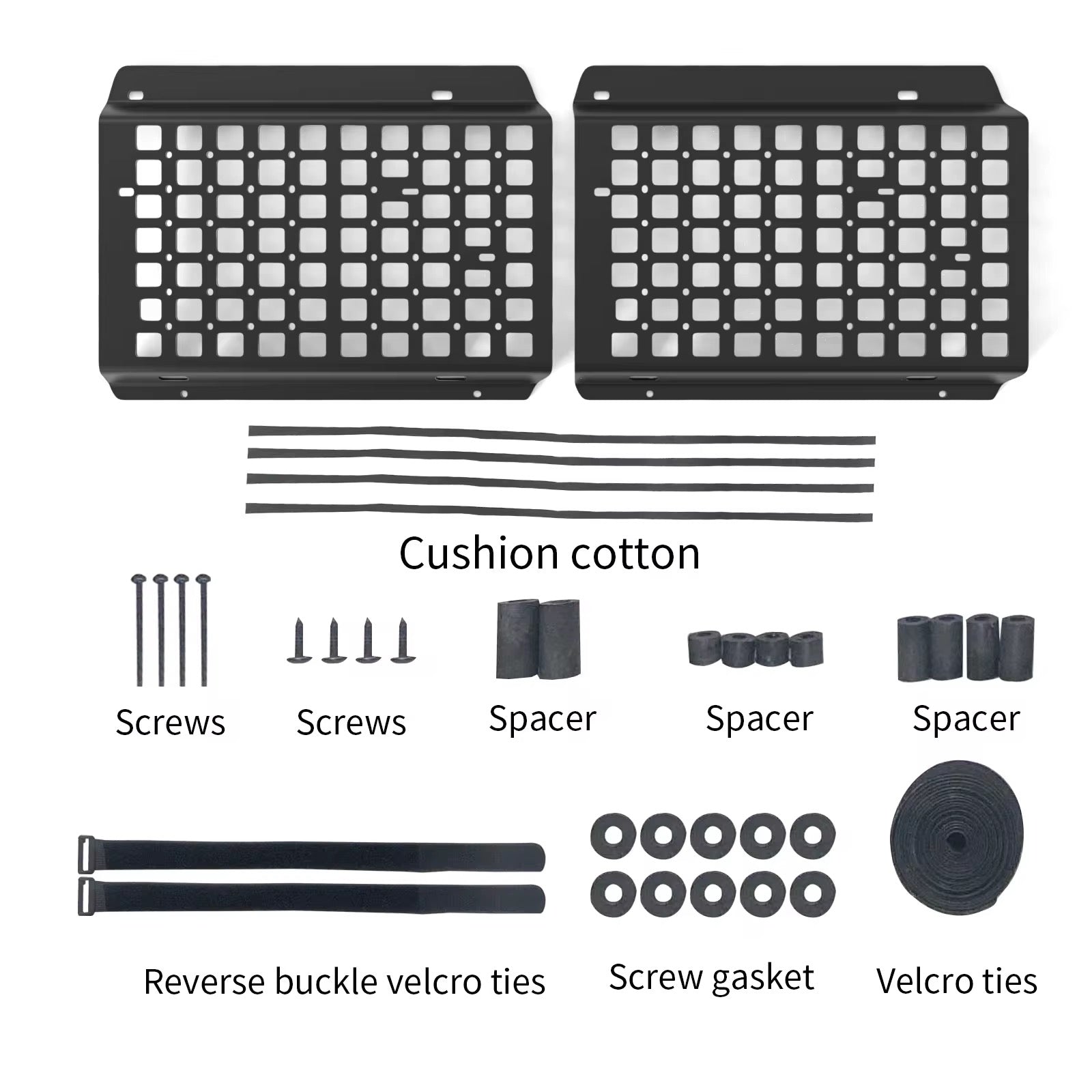 MOLLE bed panel Jeep Gladiator truck tailgate organizer
