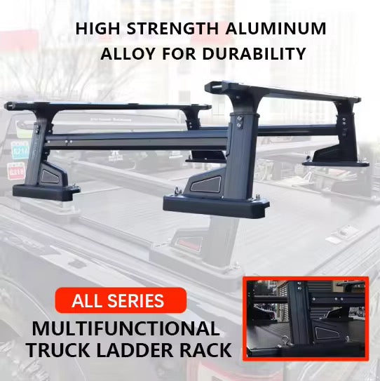 Dirt Road TRUKFITTERS™ Low-Profile Ladder Rack – Bed Cover Compatible | Aluminum Adjustable | Installed Next-Day DFW