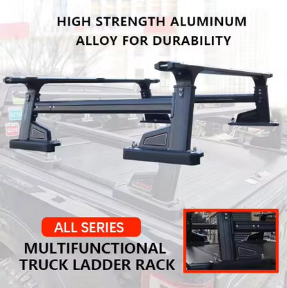 Dirt Road TRUKFITTERS™ Low-Profile Ladder Rack – Bed Cover Compatible | Aluminum Adjustable | Installed Next-Day DFW