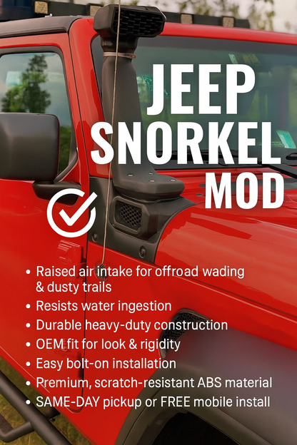 DIRT ROAD TRUKFITTERS™ Snorkel Intake System | Universal Fit for Jeep, RAM, Tacoma, Ford F-Series, Silverado, Gladiator