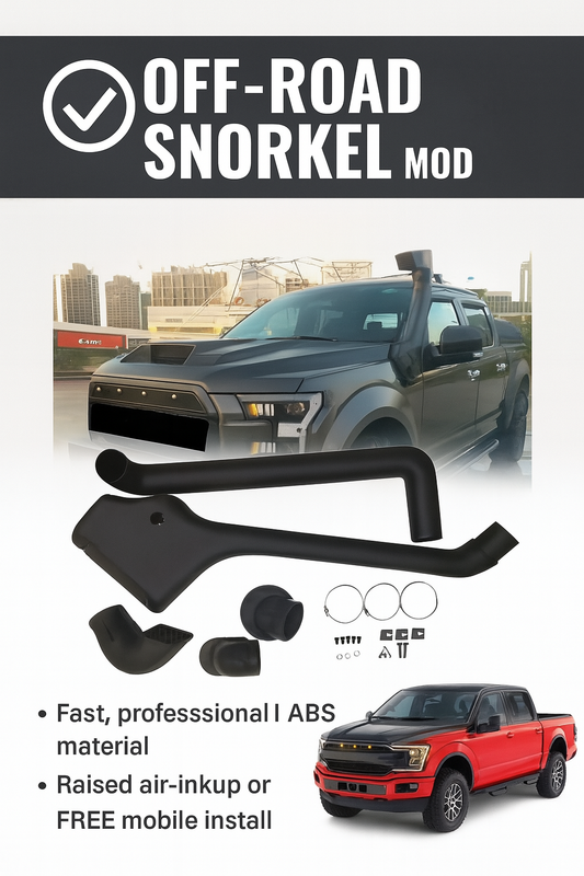 DIRT ROAD TRUKFITTERS™ Snorkel Intake System | Universal Fit for FORD, Jeep, RAM, Tacoma, Silverado, Gladiator