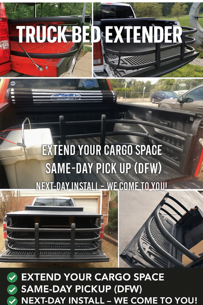 ON THE SPOT BEDLINERS™ Heavy-Duty Truck Bed Extender Cage | Silverado RAM Toyota Ford F-Series Truck Bed Extenders | Foldable | Same-Day Pickup Available