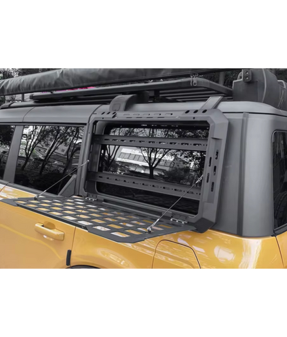 Jeep & Bronco Rear Window MOLLE Panel Mount – Fits Gas/Water Tank Attachments – Heavy-Duty Off-Road Storage Panel | OTSBedlinersDFW