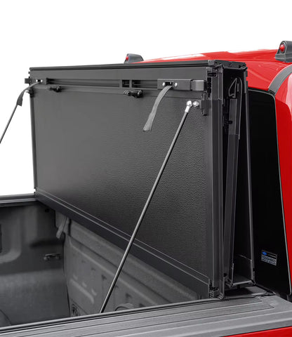 Hard Tri-Fold Tonneau Cover w/ Built-In LED Lights | Heavy-Duty Aluminum | Lockable & Weather-Sealed