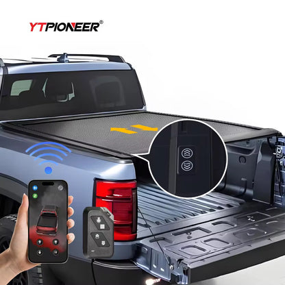 Motorized Retractable Bed Cover w/ Phone App + Key Fob | Flush Fit |NATIONWIDE SHIPPING| Fits Ford RAM Chevy Toyota | FREE DFW Install