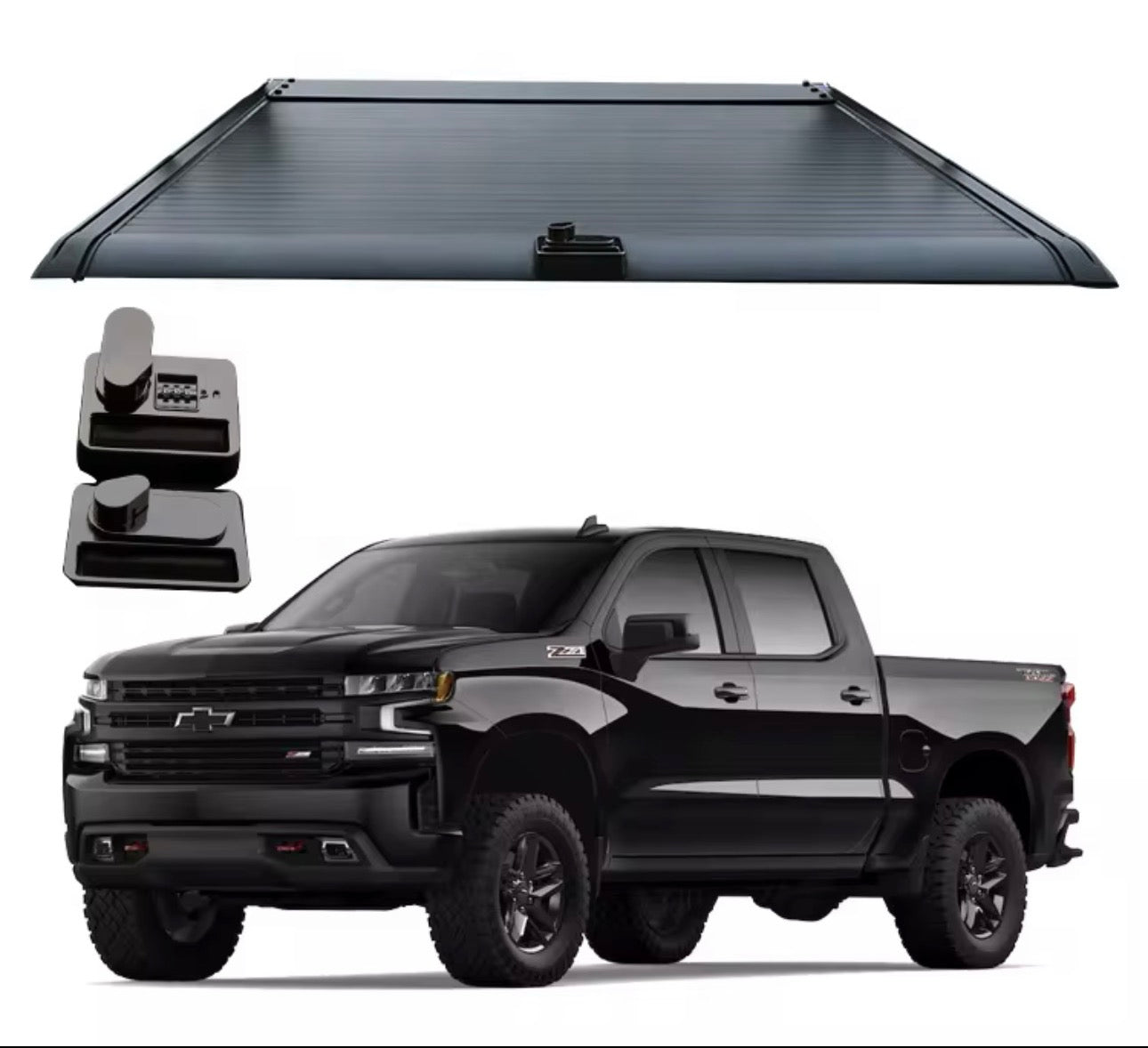 Motorized Retractable Bed Cover w/ Phone App + Key Fob | Flush Fit |NATIONWIDE SHIPPING| Fits Ford RAM Chevy Toyota | FREE DFW Install