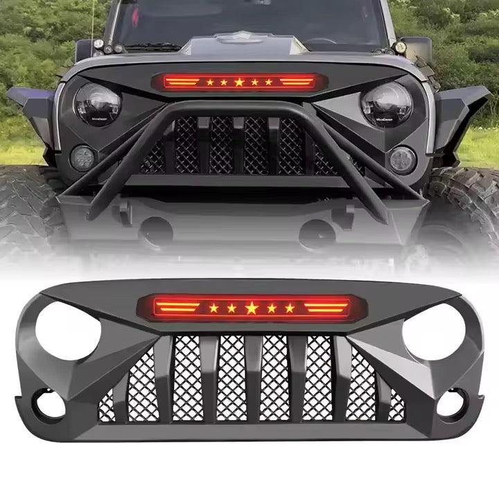 Angry grille installed near dallas by On The Spot BEDLINERS & OFF-ROAD