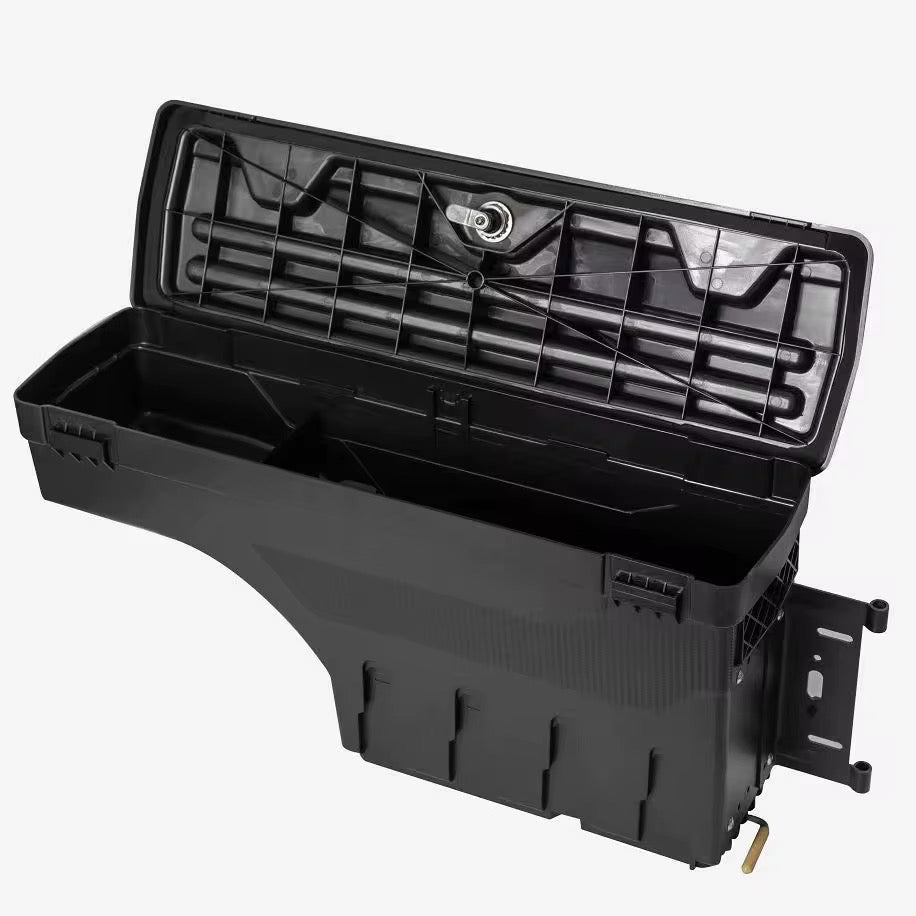 Swing-Out Truck Bed Toolbox by DIRT ROAD TRUKFITTERS™ | Lockable | Quick Access | Universal Fit
